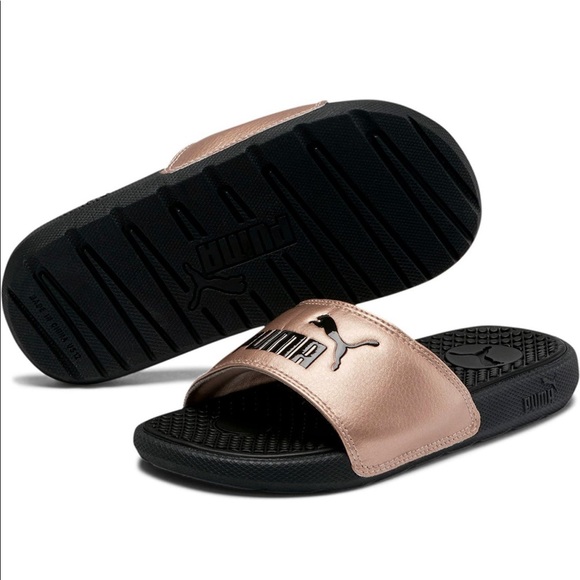 Puma Other - NWT - Puma Cool Cat Metallic Slide in rose gold